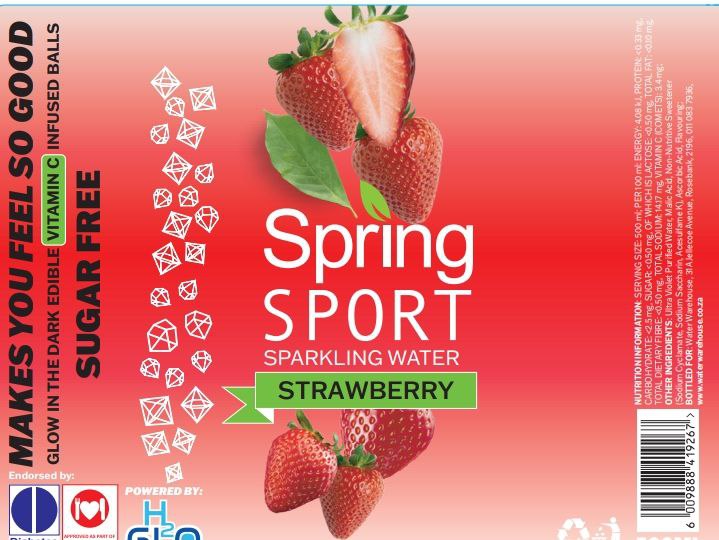 Strawberry Nutrition Label